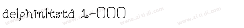 delphinltstd 1字体转换